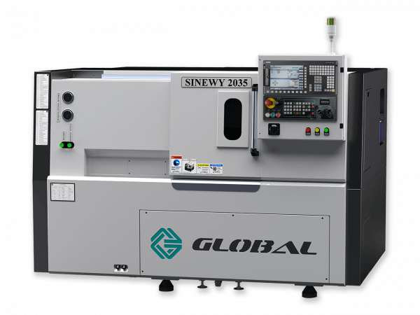 Токарный обрабатывающий центр с револьверной головкой Global CNC Sinewy 2035