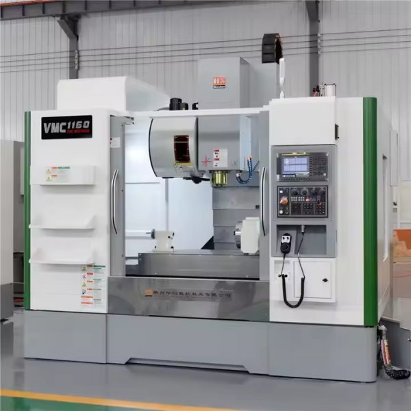 Вертикальный фрезерный трехосевой обрабатывающий центр с ЧПУ HUASHUO VMC-1160 - Фото №1