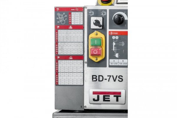 Универсальный токарный станок JET BD-7VS - Фото №9