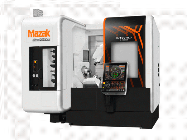 Токарно-фрезерный обрабатывающий центр с фрезерным шпинделем Mazak INTEGREX i-100